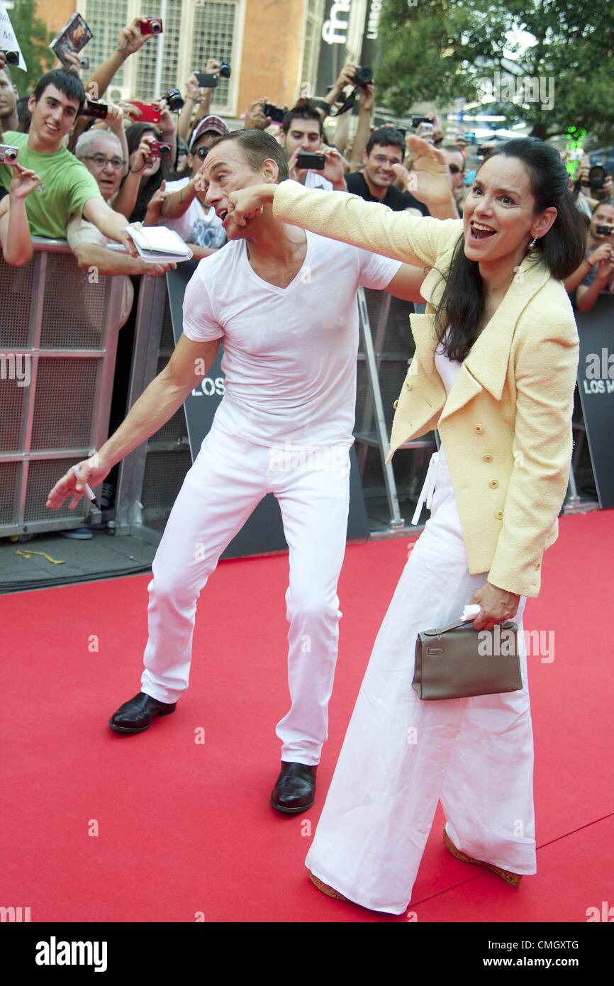 Jean claude van damme wife hi-res stock photography and images - Alamy
