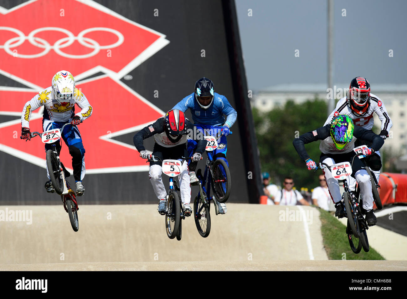 09.08.2012 London, England. Daniel Caluag (PHI), David Herman (USA ...
