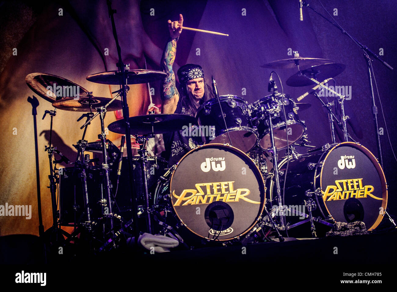 Aug. 9, 2012 Toronto, Ontario, Canada Drummer STIX ZADINIA of