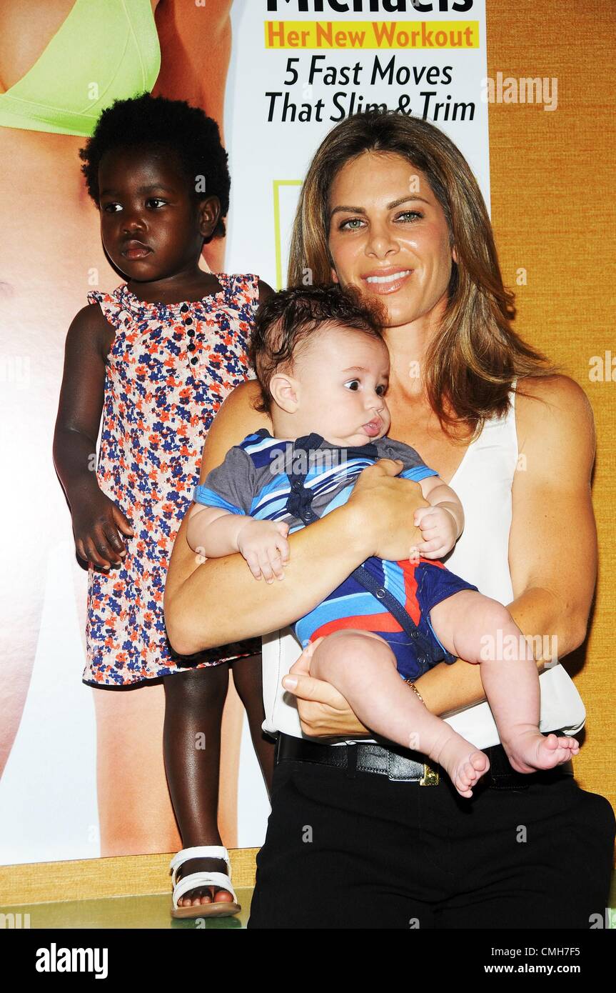 Jillian Michaels, daughter Lukensia, son Phoenix at arrivals for SHAPE ...