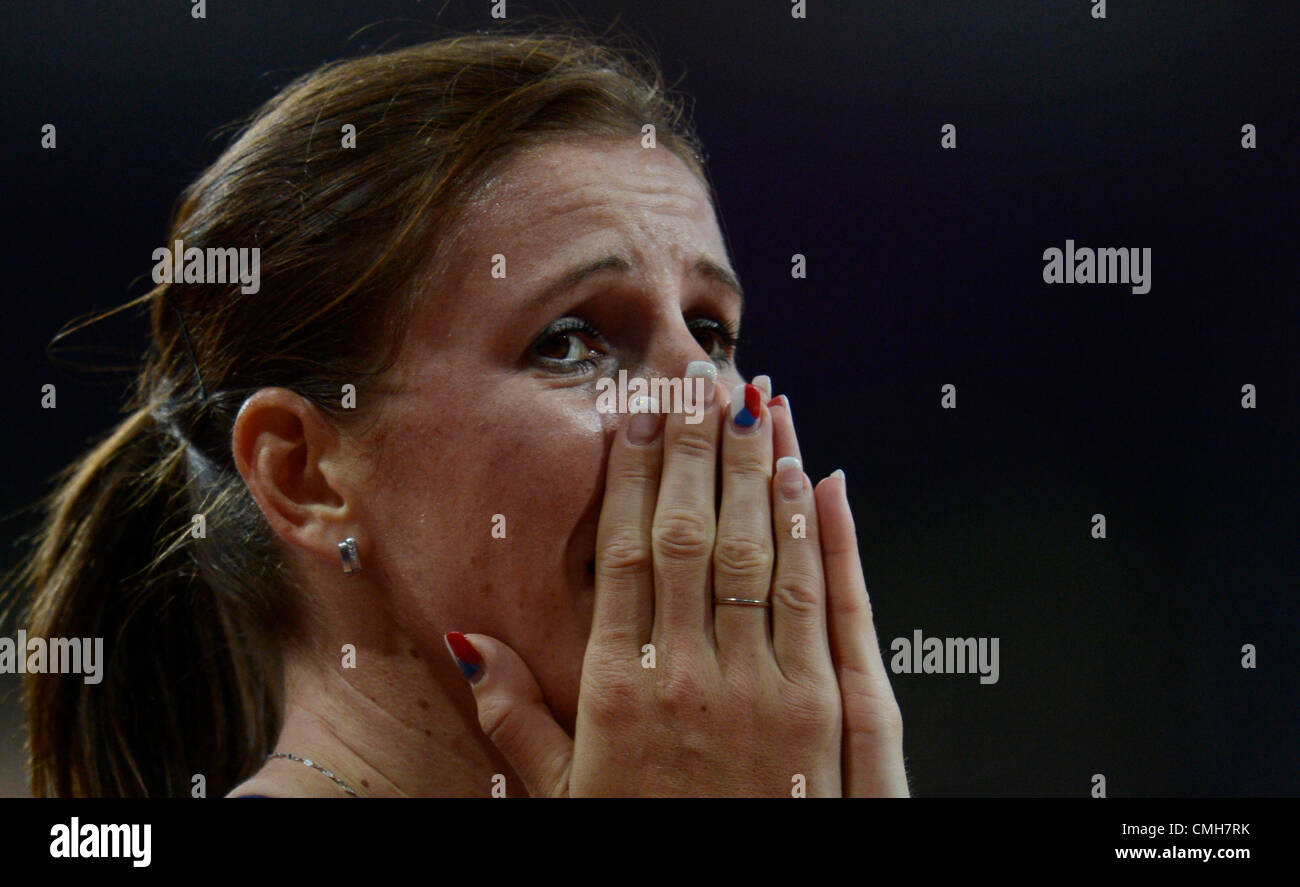 8th Aug 2012. Women's 400m Hurdles Final, Zuzana Hejdova (CZE), bronze