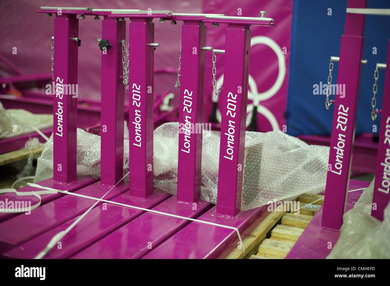 Aug. 10, 2012 London, England, United Kingdom A storage area in the