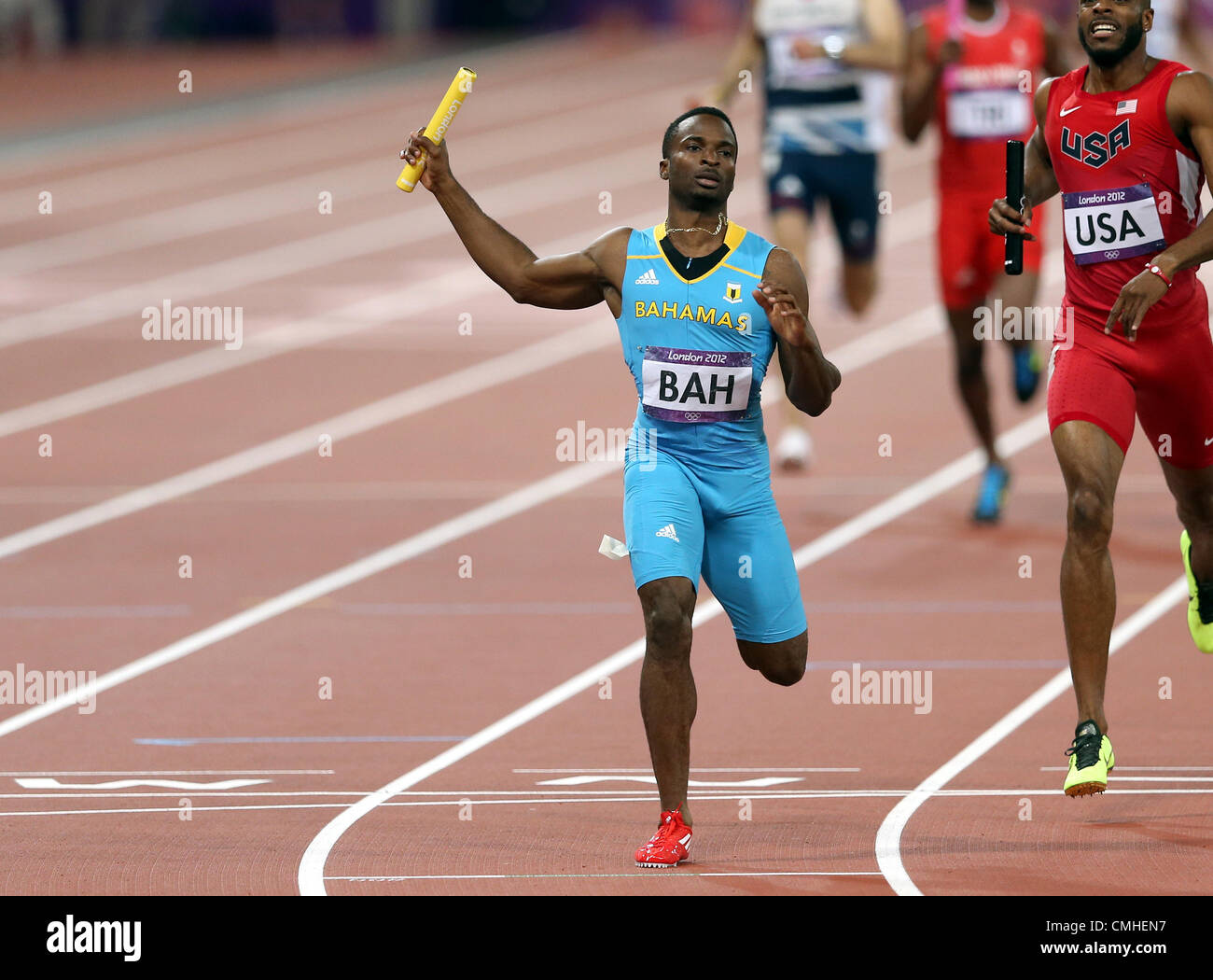 Mens 4x400 metres relay final hires stock photography and images Alamy