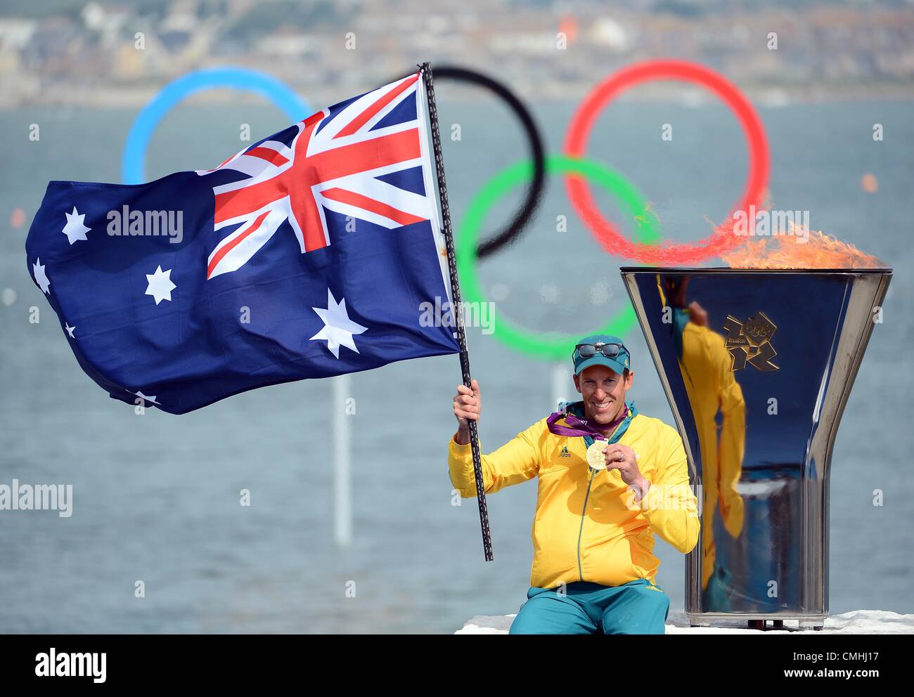 Olympic flag closing ceremony hires stock photography and images Alamy