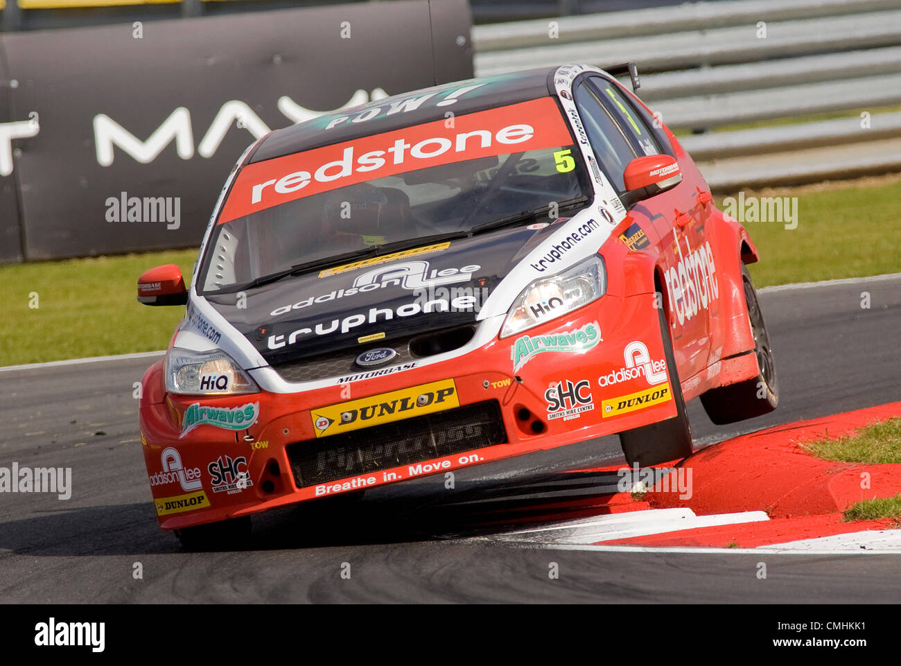 11.08.2012, Norfolk, England, Aaron Smith (IRL) driving the Redstone ...