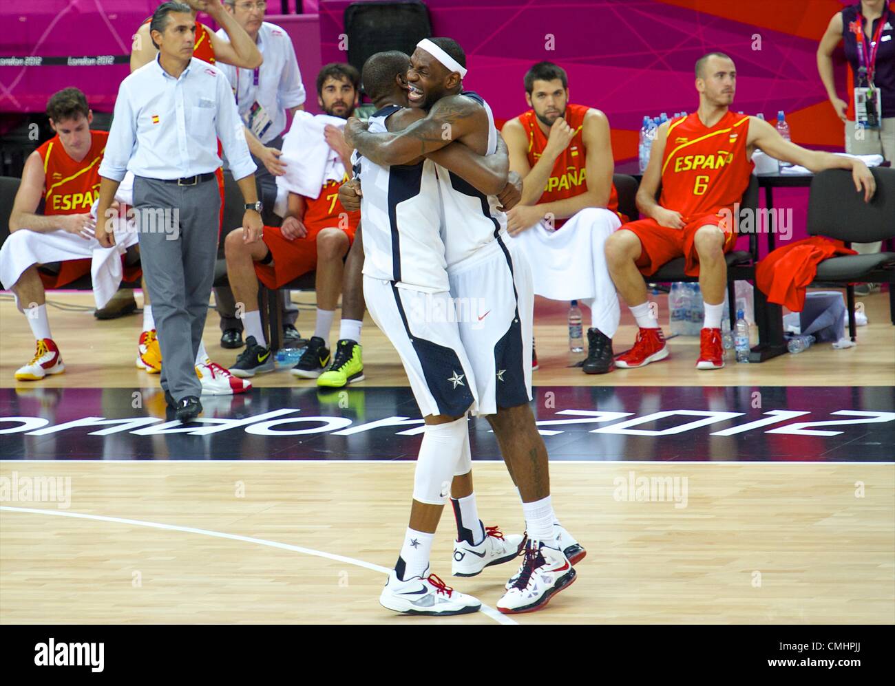 Aug 12 12 London England United Kingdom Lebron James And Kevin Durant Members Of Team Usa The Dream Team Celebrates After Winning The Gold Medal Basketball Game Against Spain During Aug 12 12 London England United Kingdom Lebron James And Kevin Durant Members Of Team Usa The Dream Team Celebrates After Winning The Gold Medal Basketball Game Against Spain During
