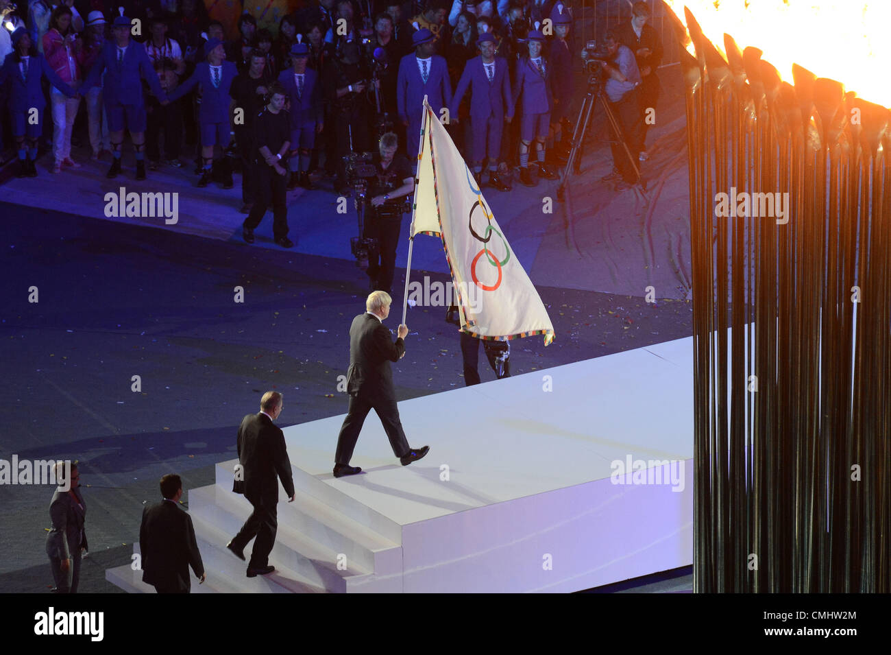 The closing ceremony of the London 2012 Olympic Games on 12 August 2012 ...