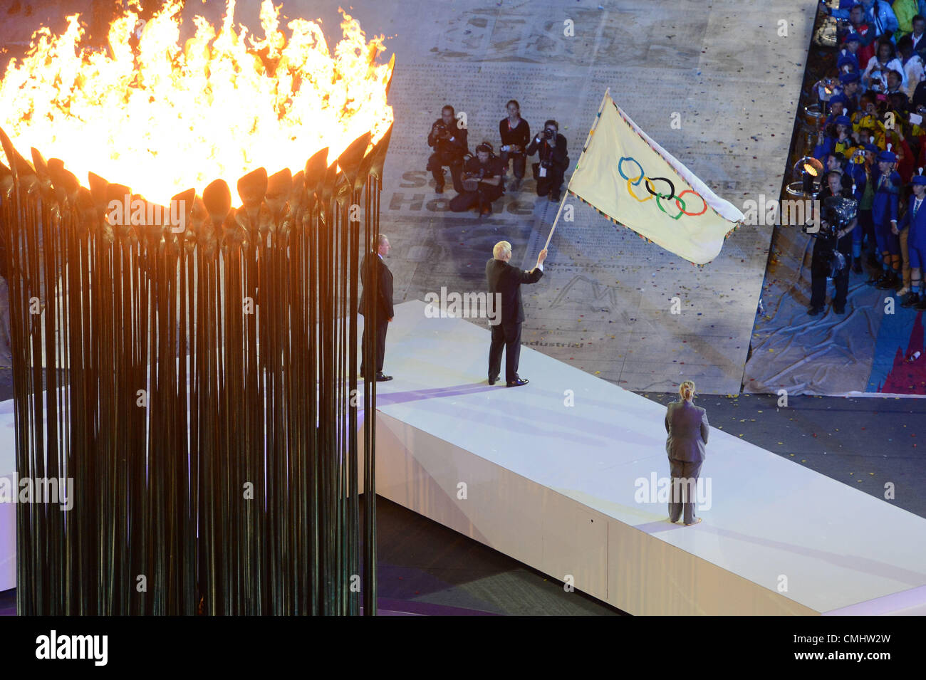 The closing ceremony of the London 2012 Olympic Games on 12 August 2012 ...