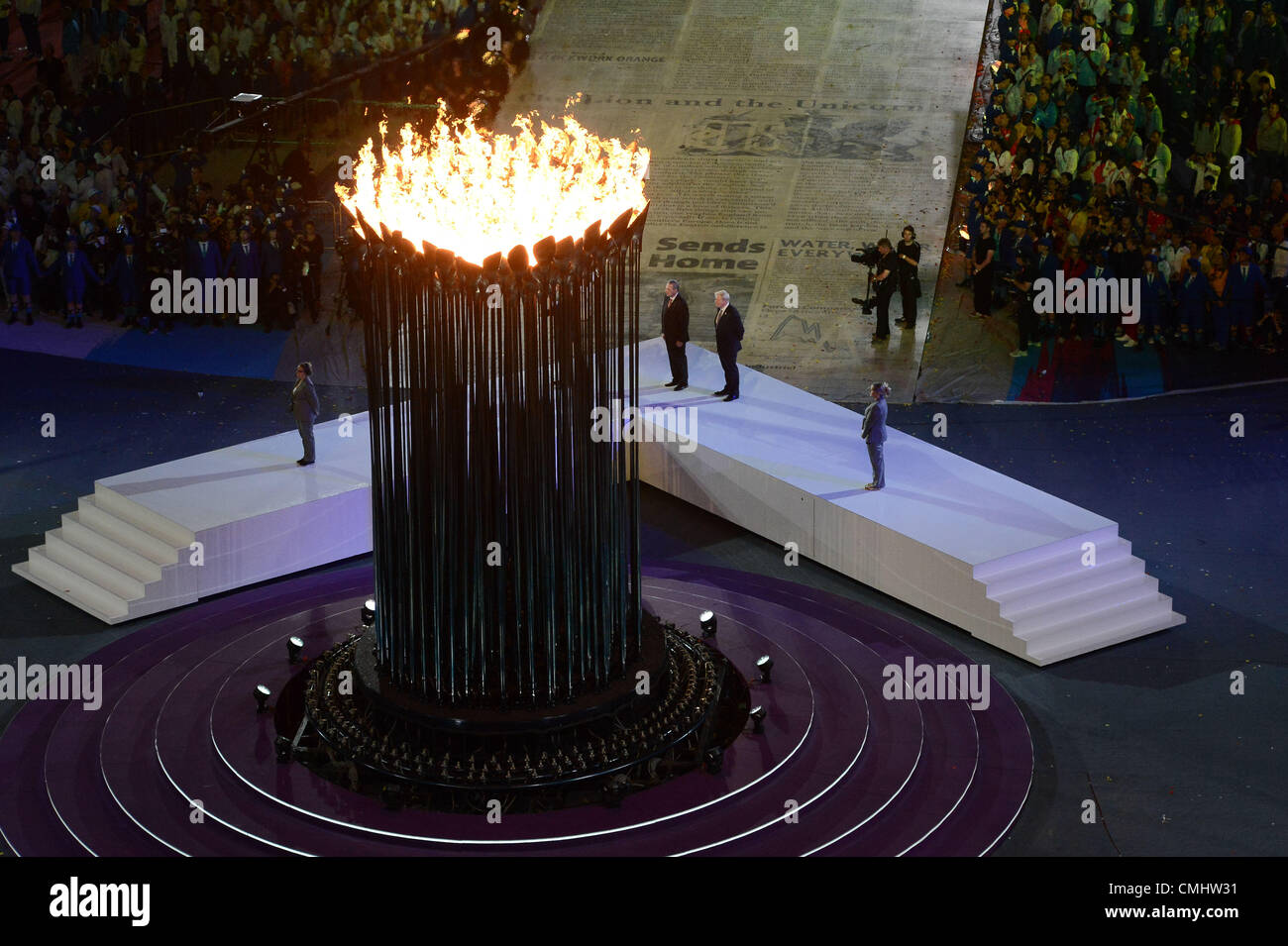 The closing ceremony of the London 2012 Olympic Games on 12 August 2012 ...