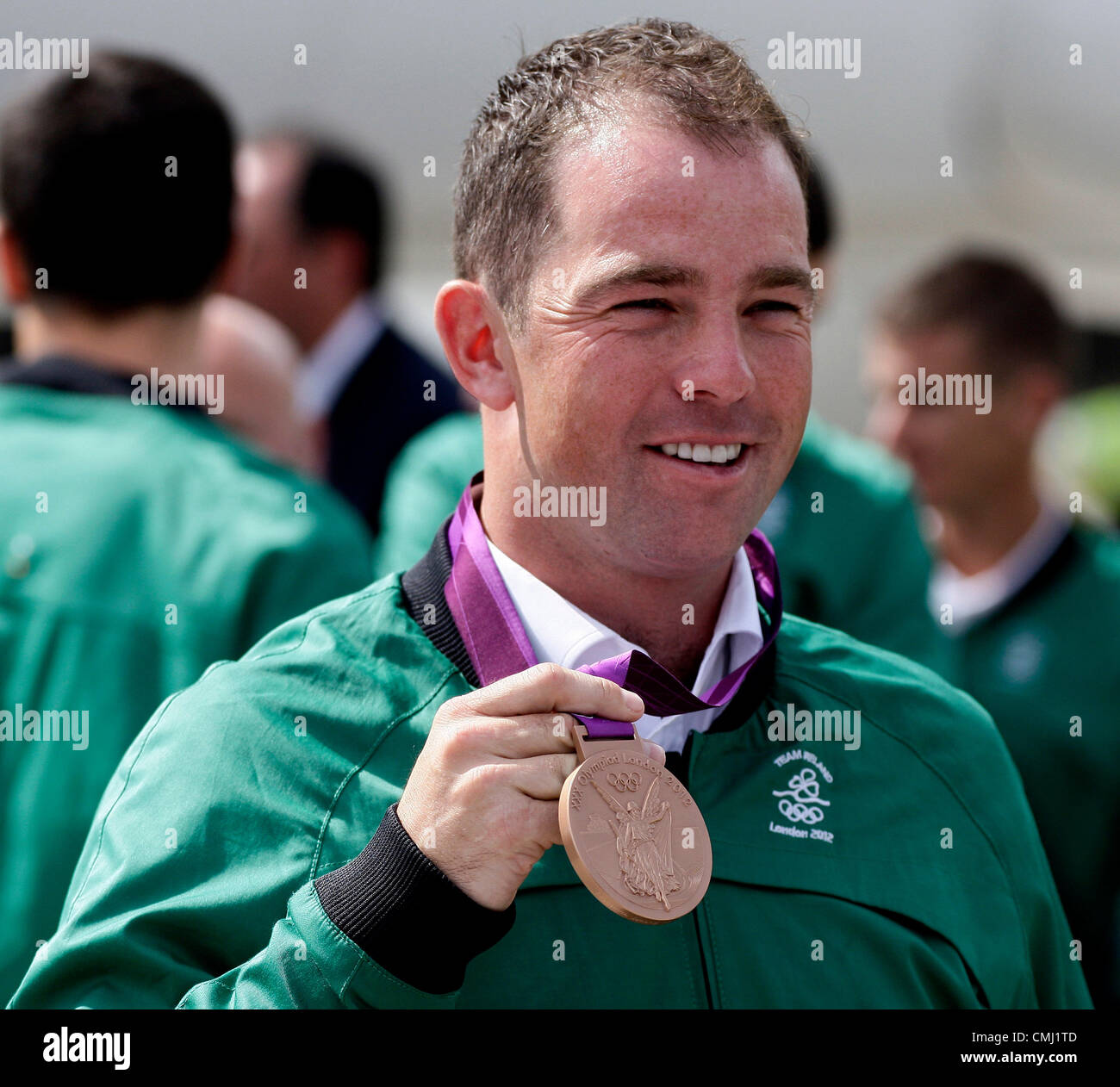 Dublin 13th Aug 2012 - Cian O'Connor Bronze medalist for Equestrian ...