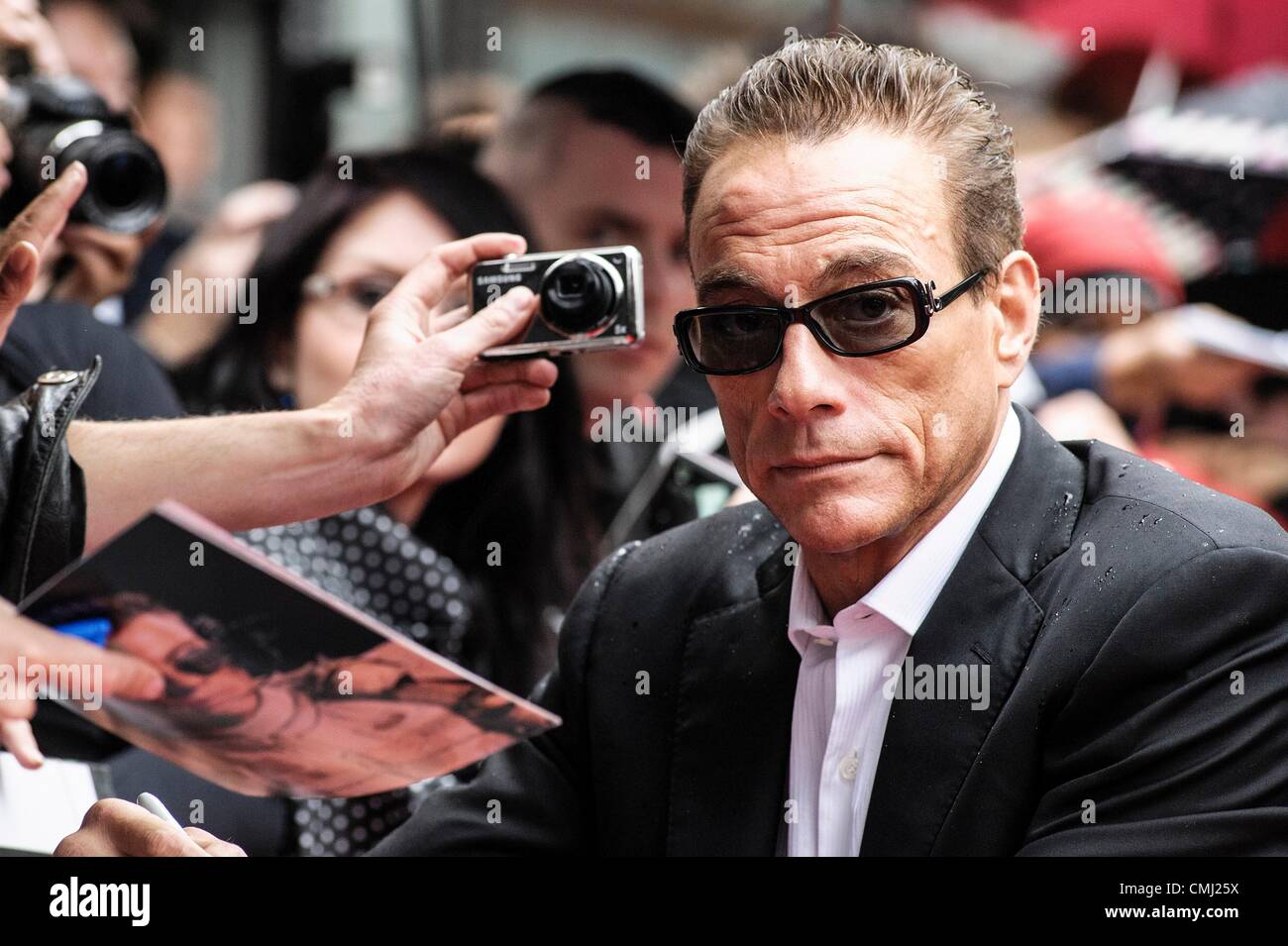 13th Aug 2012. Jean-Claude Van Damme attends UK Premiere of the film Expendables 2 on 13/08/2012 at The Empire Leicester Square, London. Persons pictured: Jean-Claude Van Damme . Picture by Julie Edward Credit:  JEP Celebrity Photos / Alamy Live News Stock Photo