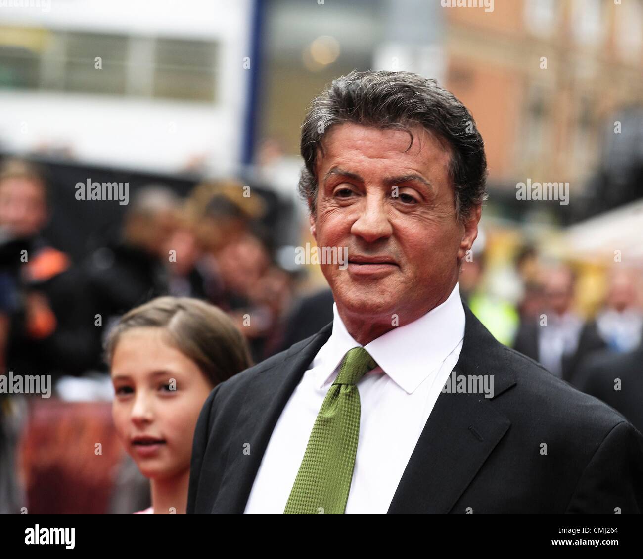 13th Aug 2012. Sylvester Stallone attends UK Premiere of the film Expendables 2 on 13/08/2012 at The Empire Leicester Square, London. Persons pictured: Sylvester Stallone . Picture by Julie Edward Credit:  JEP Celebrity Photos / Alamy Live News Stock Photo