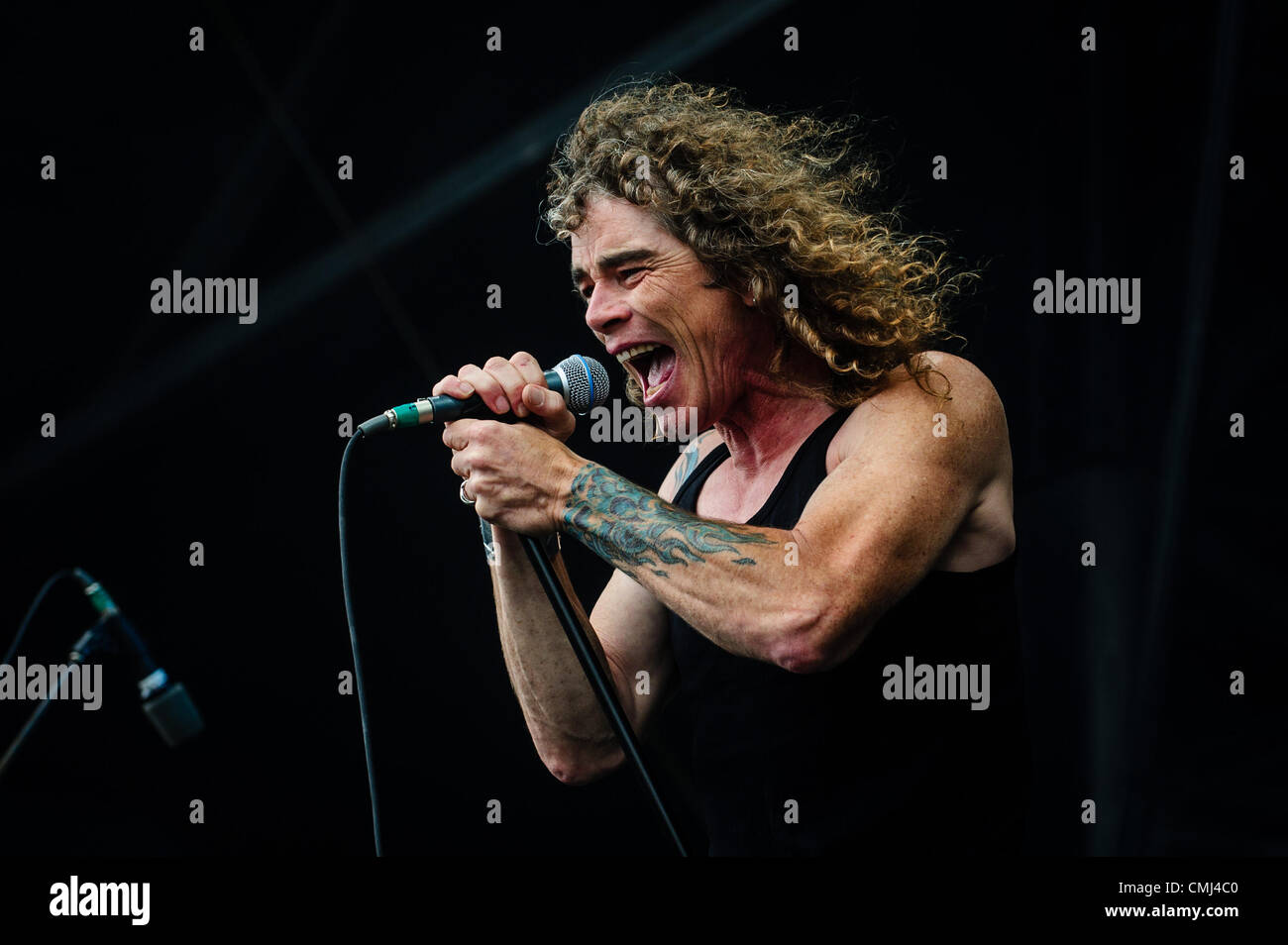 Aug. 11, 2012 - Toronto, Ontario, Canada - BOBBY ‘BLITZ’ ELLSWORTH of