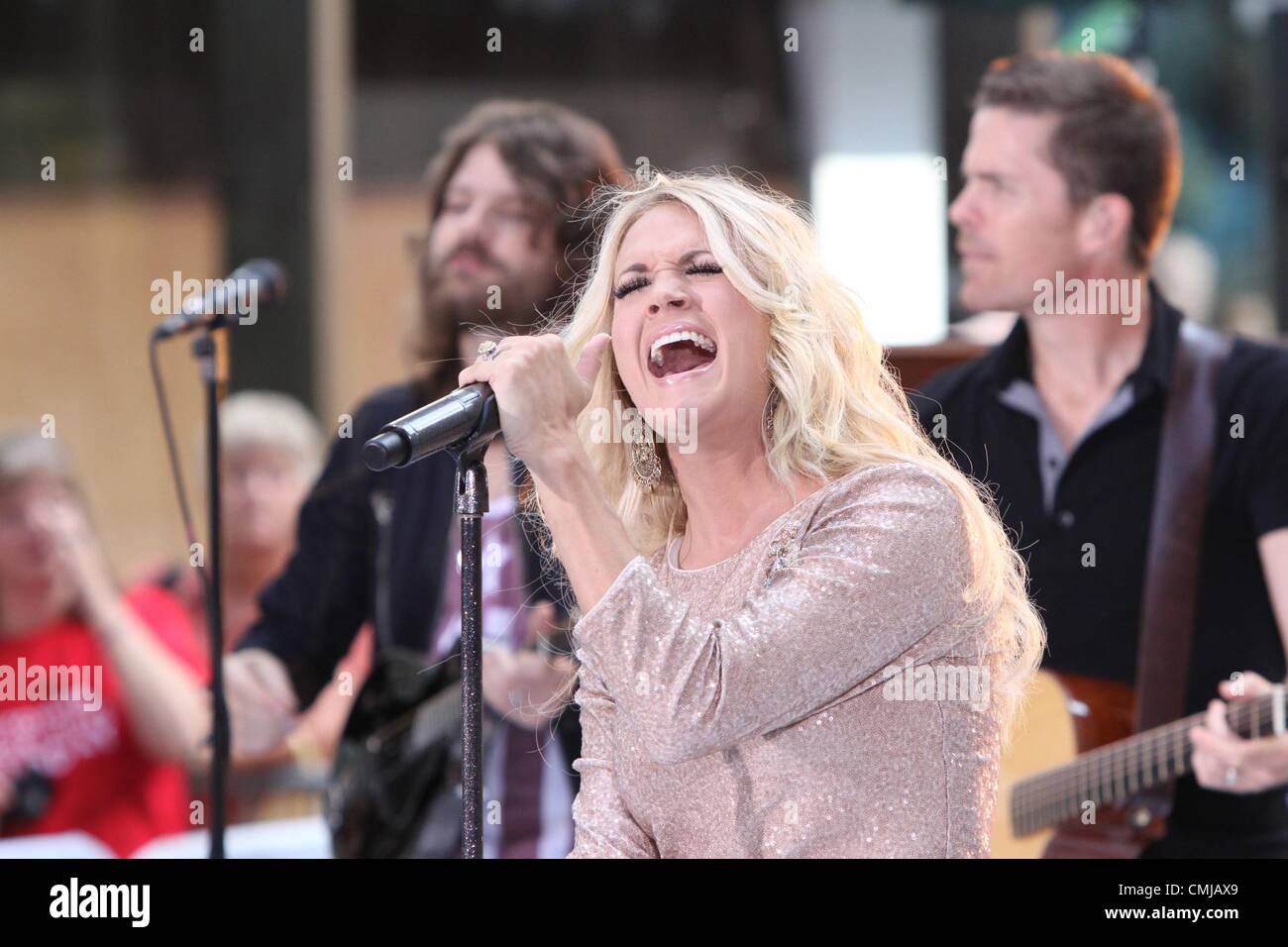 Carrie Underwood on stage for NBC Today Show Concert with Carrie