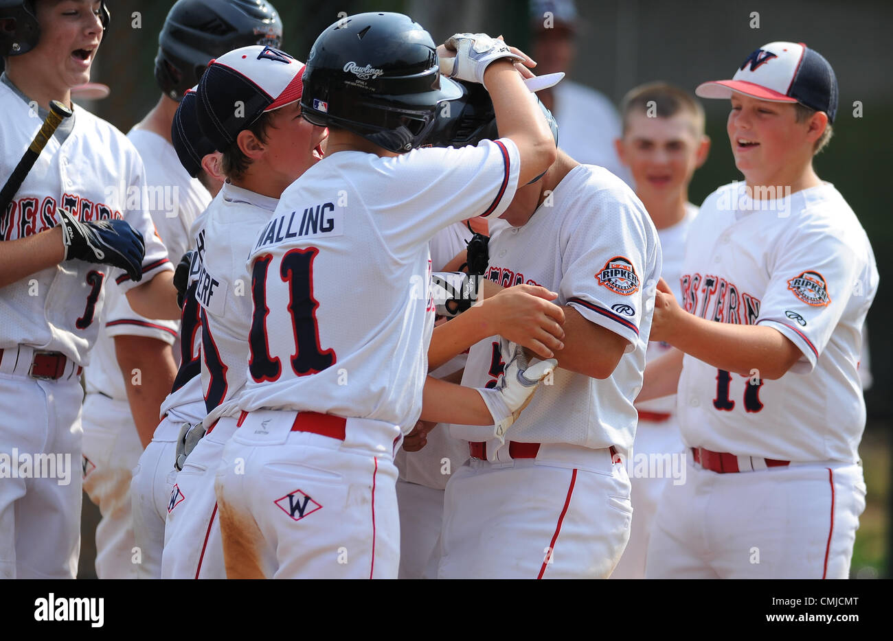 Aug. 15, 2012 - Aberdeen, Maryland, U.S. - Longview(WA)'s Jace Childers ...