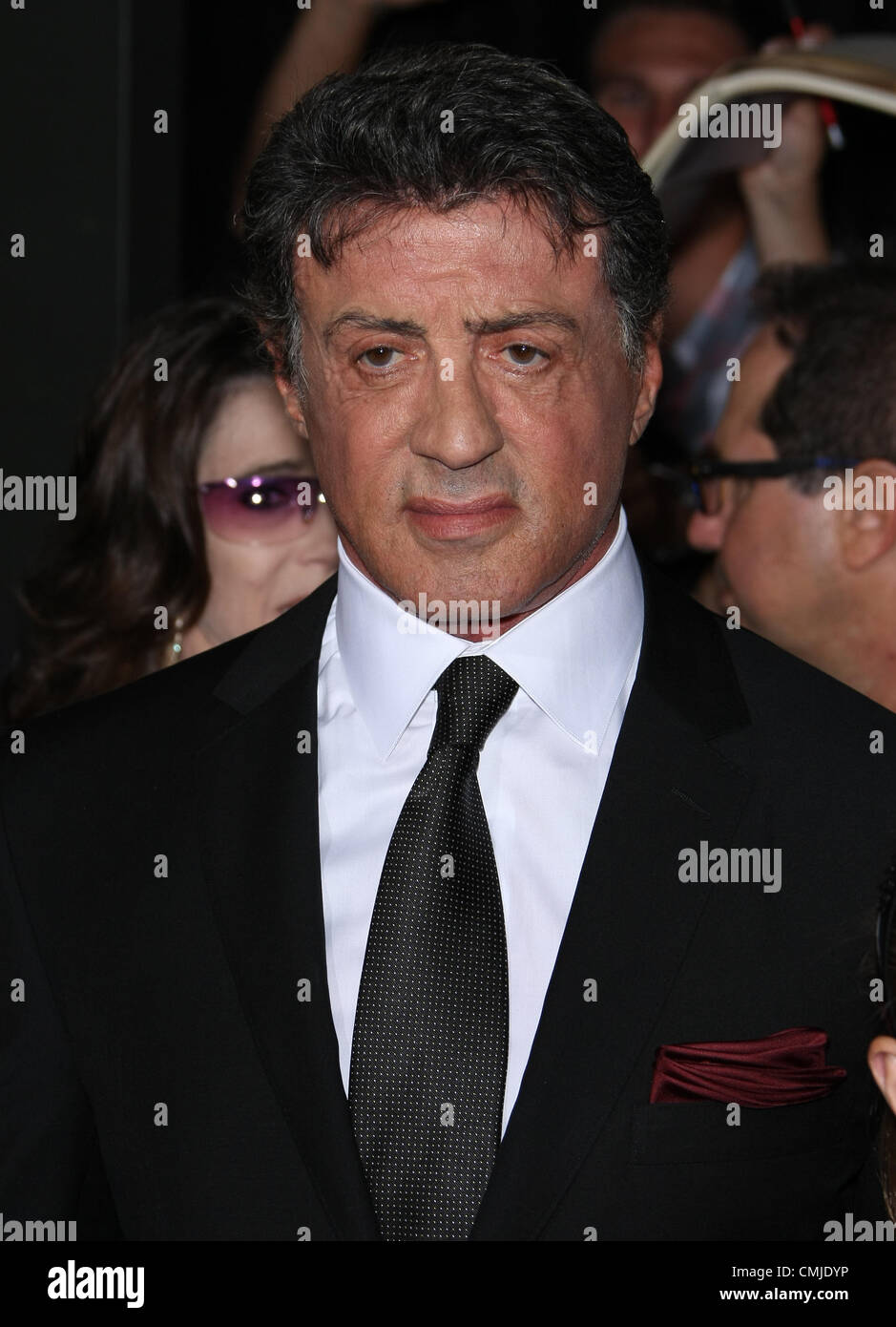 SYLVESTER STALLONE EXPENDABLES 2. WORLD PREMIERE HOLLYWOOD LOS ANGELES CALIFORNIA USA 15 August 2012 Stock Photo