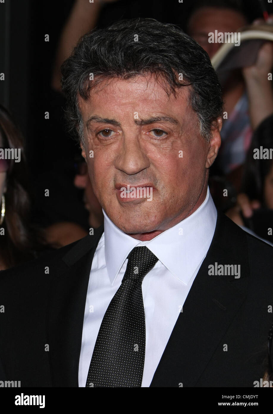 SYLVESTER STALLONE EXPENDABLES 2. WORLD PREMIERE HOLLYWOOD LOS ANGELES ...