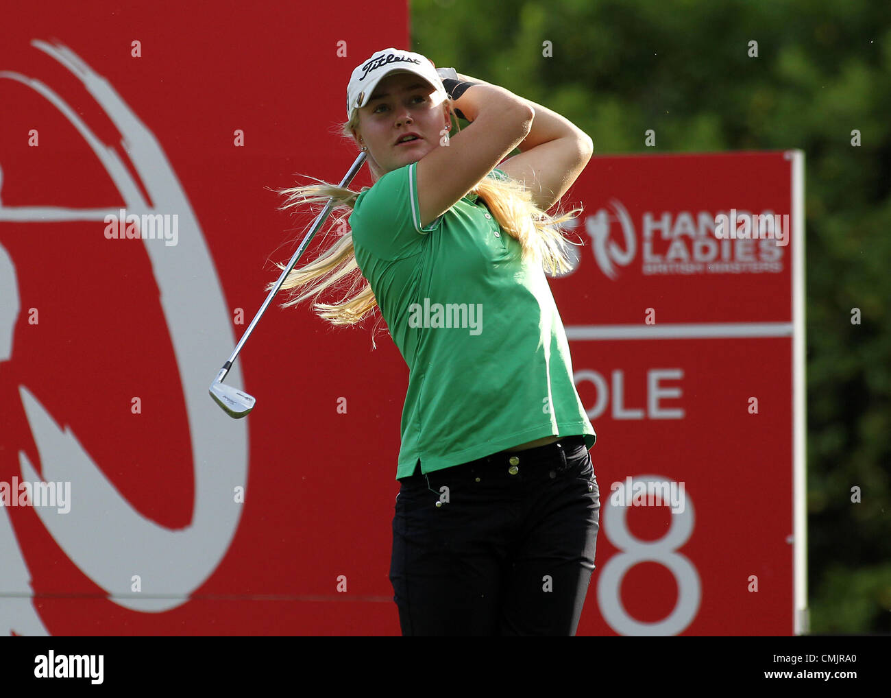 17.8.12 England's Charley Hull in action during the second round of the
