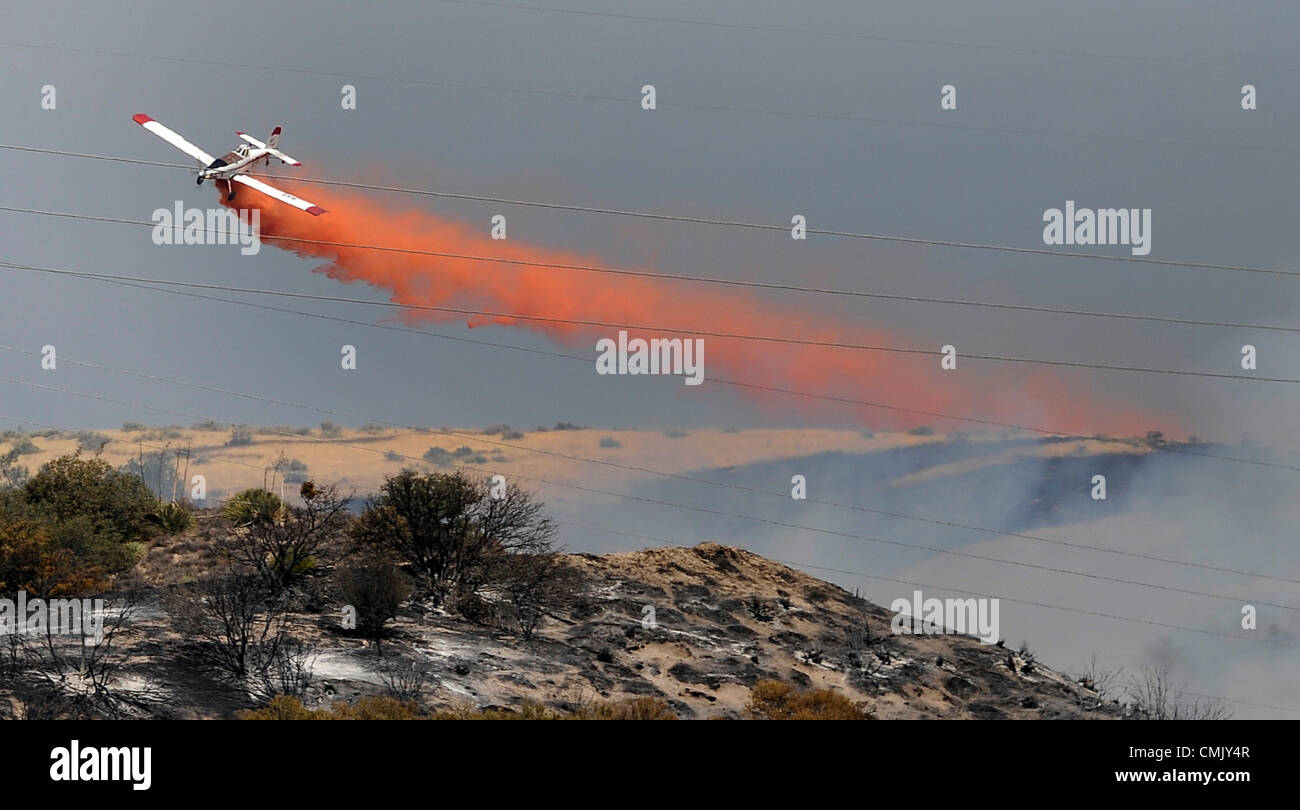 August 18,2012. Gorman.CA. LA City, LA County, CalFire and Angeles