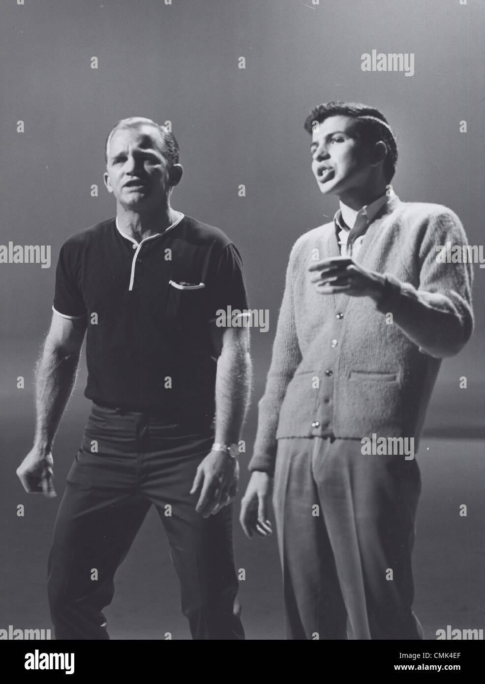 GARY CROSBY with Frank Sinatra Jr..Supplied by   Photos, inc.(Credit Image: Â© Supplied By Globe Photos, Inc/Globe Photos/ZUMAPRESS.com) Stock Photo