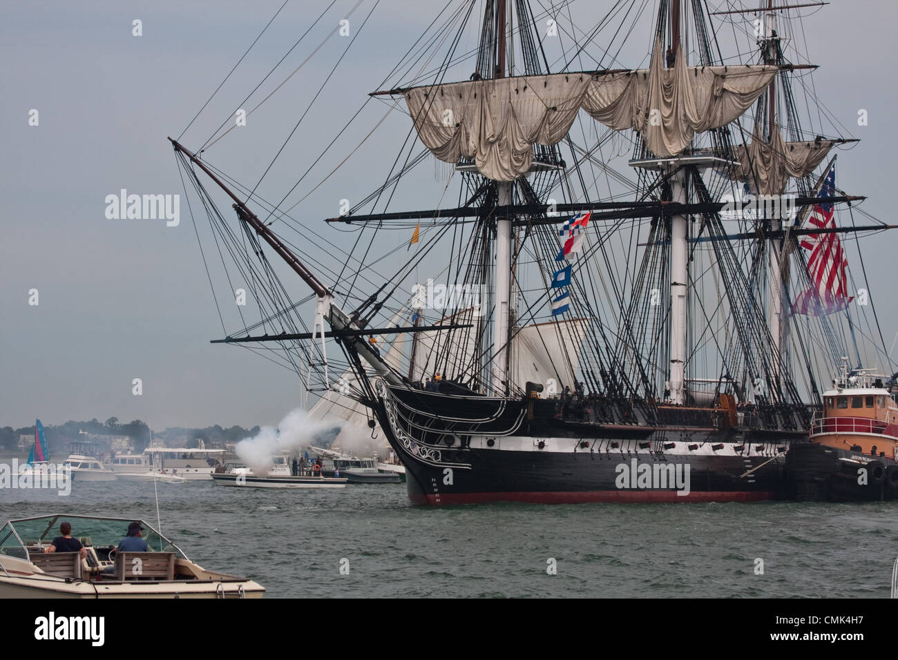 To mark the day The USS Constitution defeated the British frigate HMS