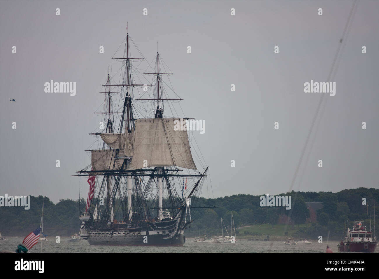 The USS Constitution marks the day she defeated the British frigate HMS