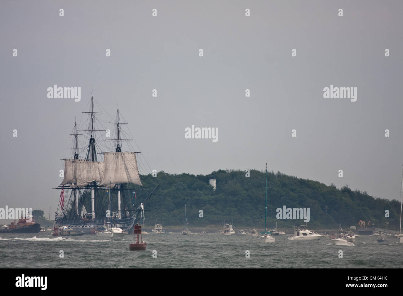 The USS Constitution marks the day she defeated the British frigate HMS