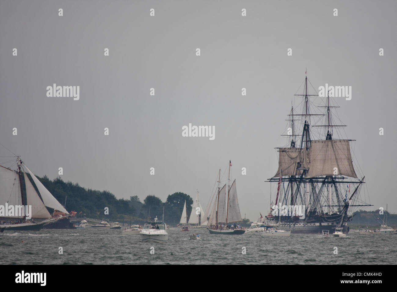 The USS Constitution marks the day she defeated the British frigate HMS