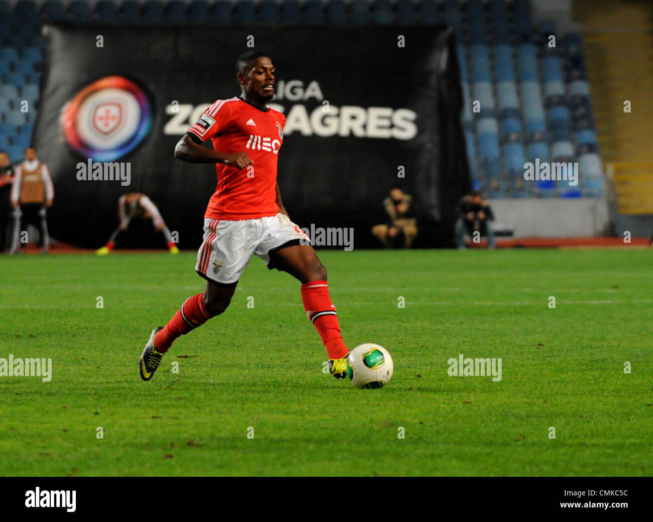 Portuguese winger Ivan Cavaleiro of SL Benfica during a portuguese Liga Sagres football match Stock Photo