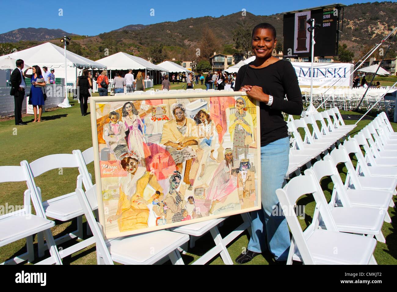 Oprah's auction. Vanessa was the highest bidder for Phoebe