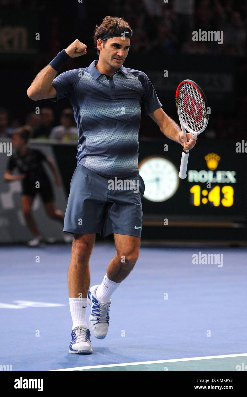 Bercy, Paris, France. 1st Nov, 2013. Roger Federer SUI Tennis Open de Paris  Masters 1000 Credit: Action Plus Sports Images/Alamy Live News Stock Photo  - Alamy