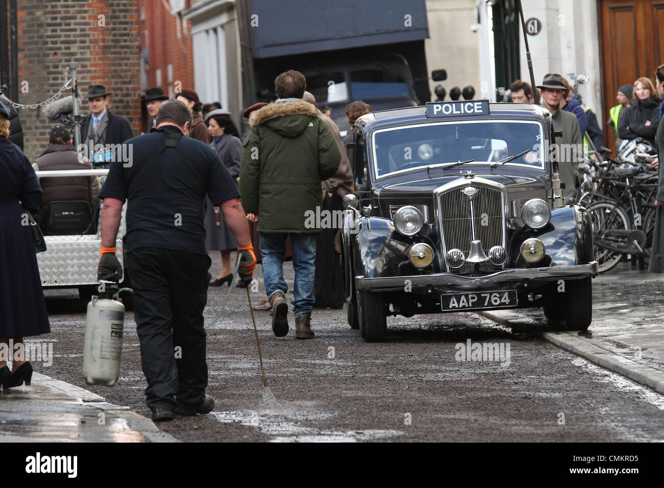 General view on set for The Imitation Game in London, UK. Credit:  Simon Matthews/Alamy Live News Stock Photo