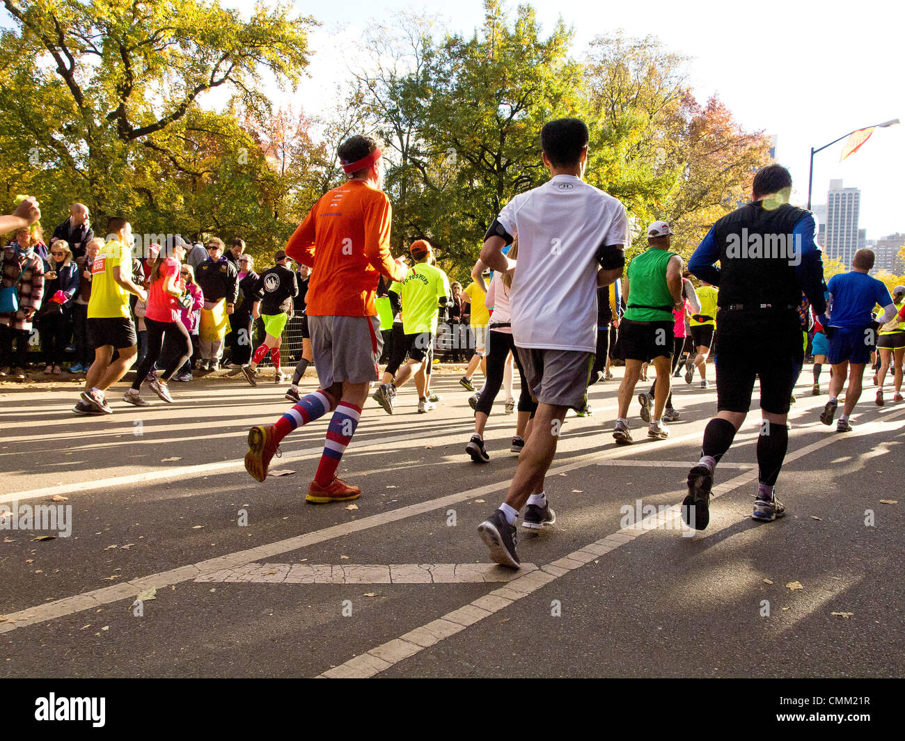 New York, USA. 3rd November 2013. New York Marathon 2013. Marathon Runners © Frank Rocco/Alamy Live News Stock Photo