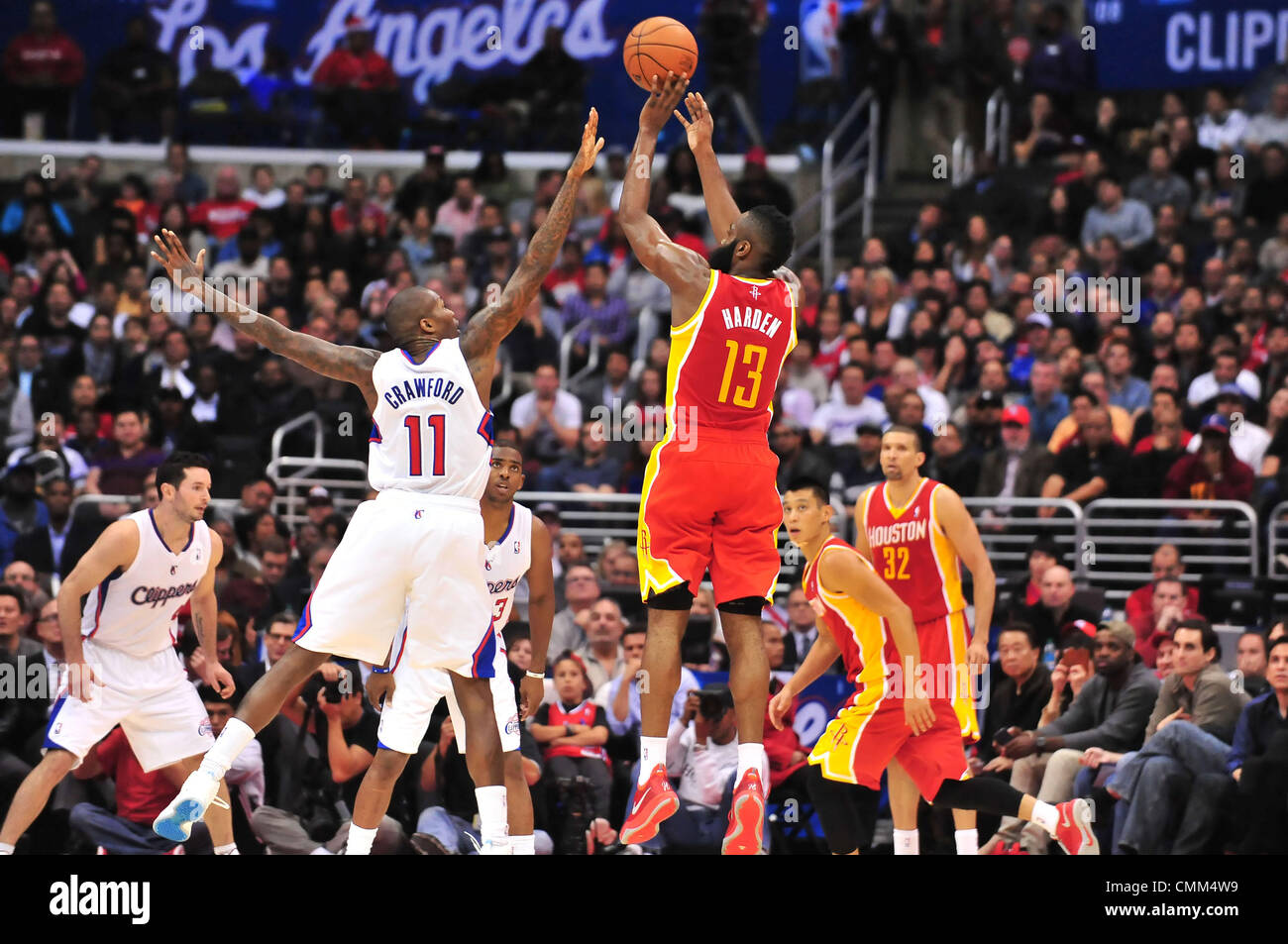 Los Angeles, CA, USA. 4th Nov, 2013. Houston Rockets shooting guard
