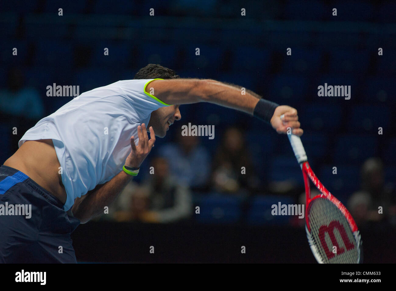 The O2 arena, London, UK. 4th November 2013. Doubles Competition, Aisam ...