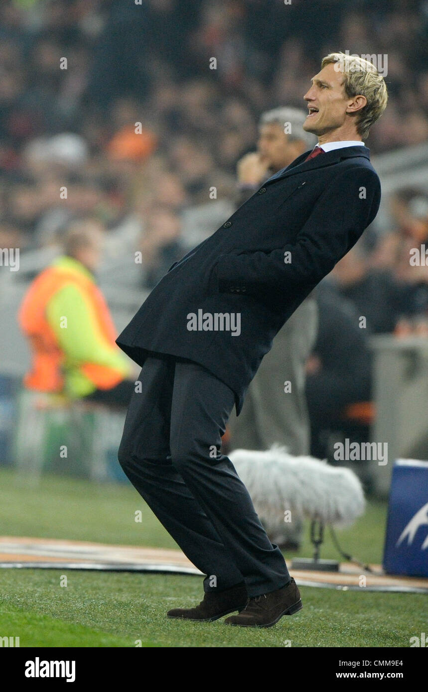 Ukraine. 05th Nov, 2013. Bayer Leverkusen's head coach Sami