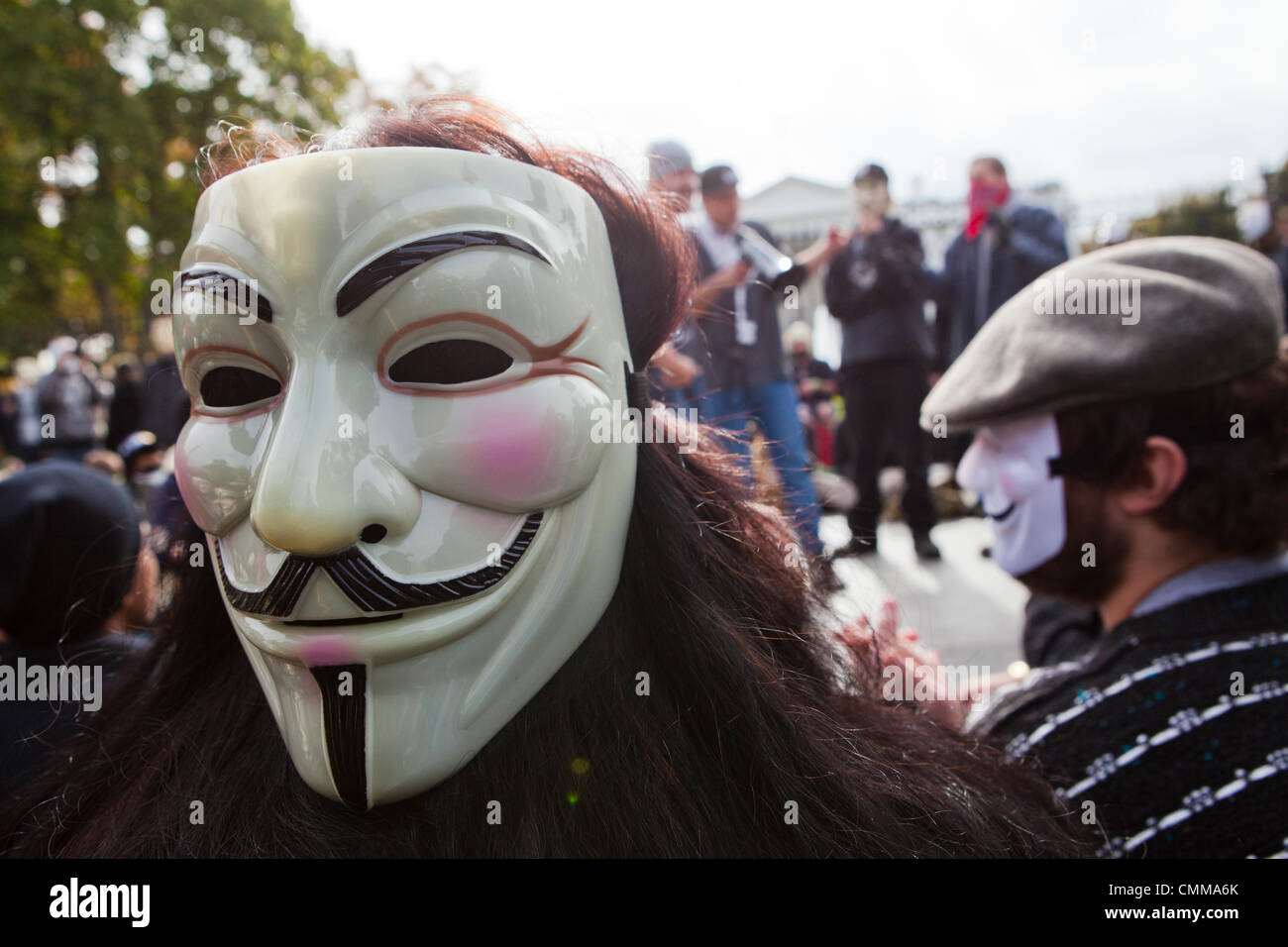 Washington, DC USA. 5th Nov, 2013. Thousands of Anonymous members and ...