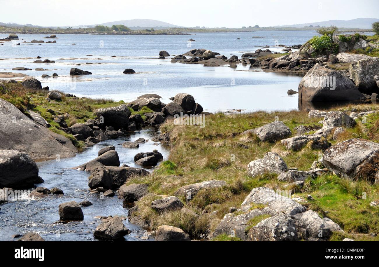 Kilkieran Bay is a bay in Connemara, County Galway, West Ireland, photo