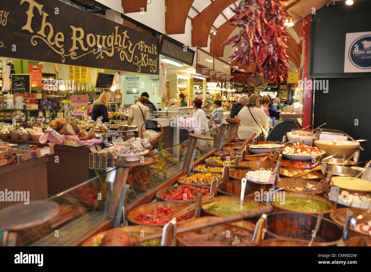 Foodstuff of all kind is on sale in the English Market in Cork, photo