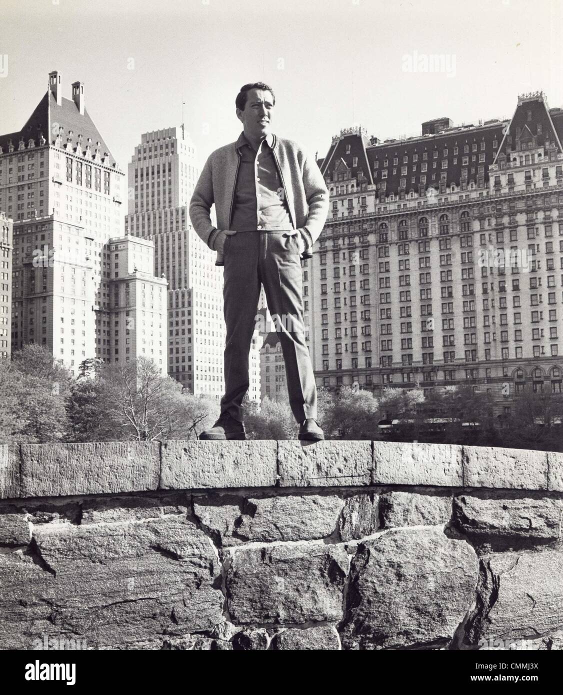 ANDY WILLIAMS at the Central Park , New York City.AKA Howard Andrew Williams.The Andy Williams Show 1960.Supplied by   Photos inc..still.(Credit Image: Â© Supplied By Globe Photos Inc/Globe Photos/ZUMAPRESS.com) Stock Photo