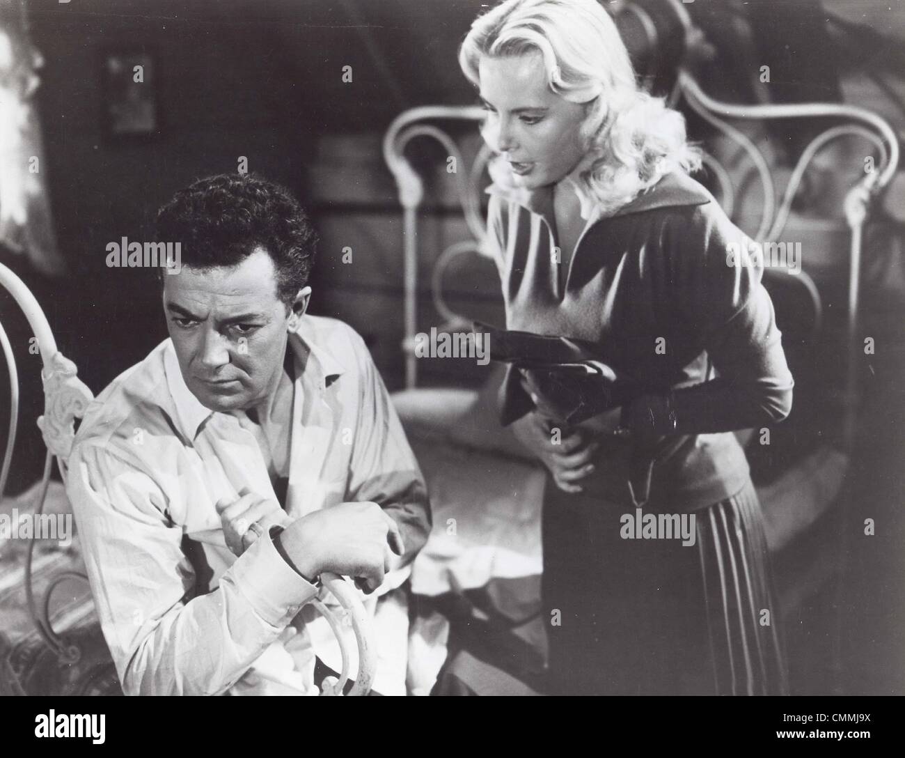 CORNEL WILDE With Jean Wallace Storm Fear still Supplied By Photos Inc 
