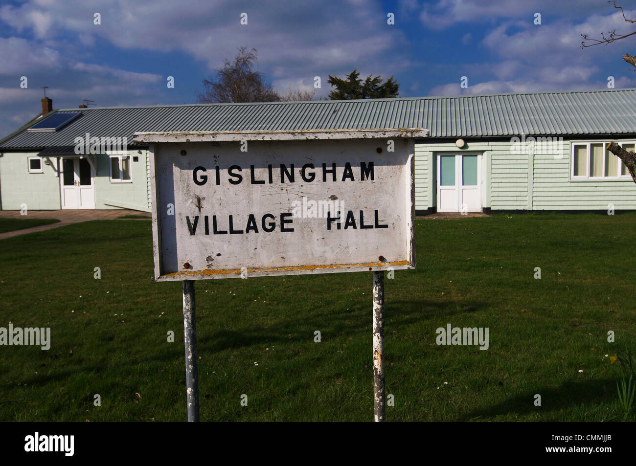 The Small Suffolk village of Gislingham Stock Photo