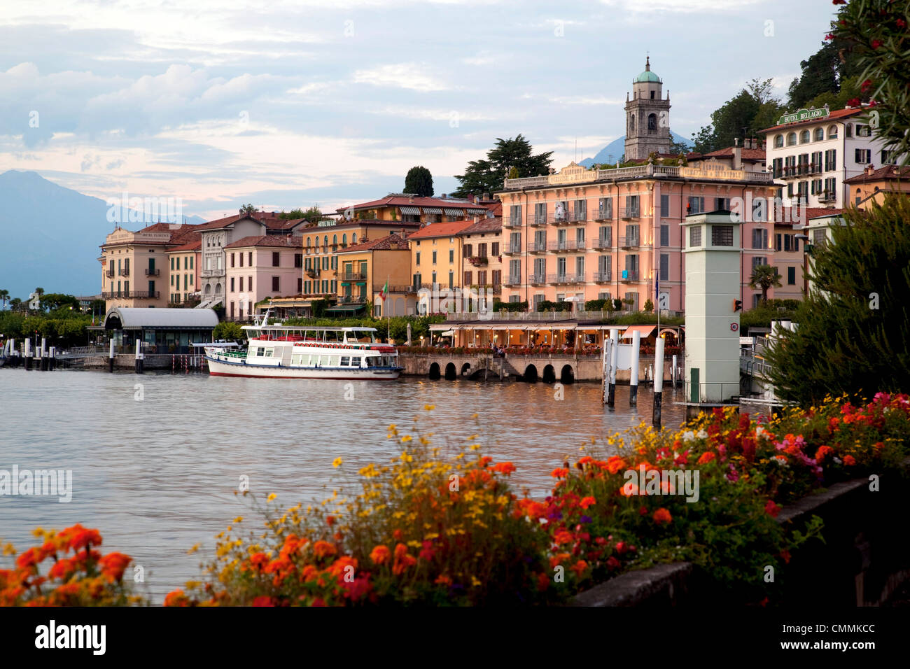 Town of Bellagio, Lake Como, Lombardy, Italian Lakes, Italy, Europe Stock Photo