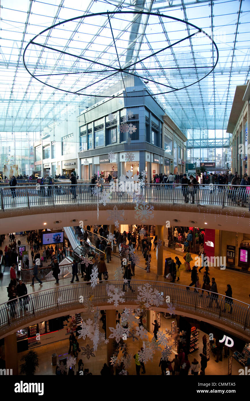 Christmas, Bullring Shopping Centre, City Centre, Birmingham, West Midlands, England, United Kingdom, Europe Stock Photo