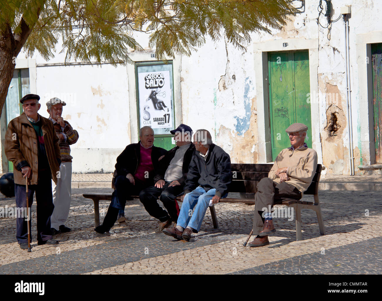 Watching the world go by Stock Photo