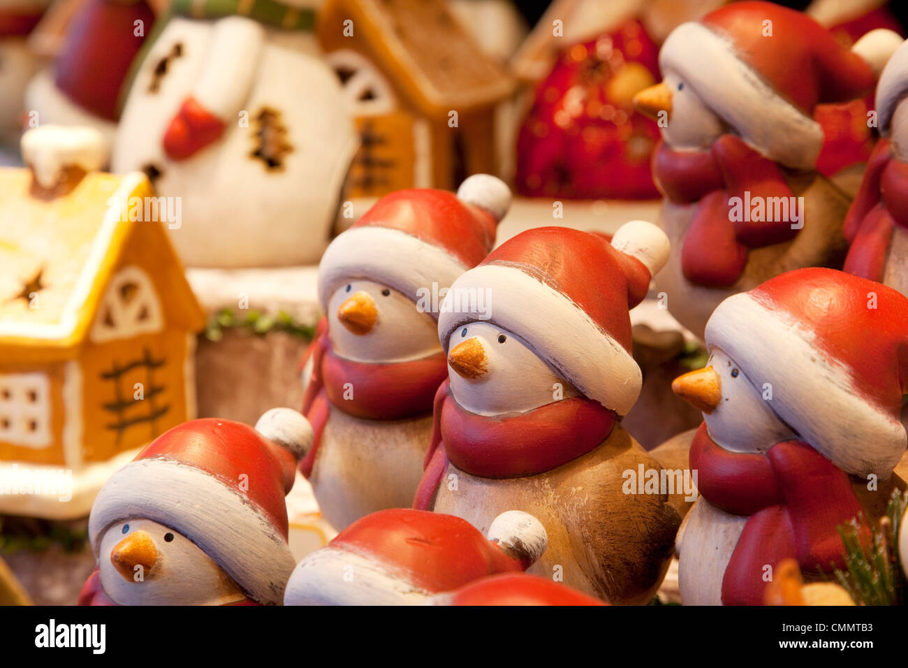 Stall at Christmas Market, Birmingham, West Midlands, England, United Kingdom, Europe Stock Photo