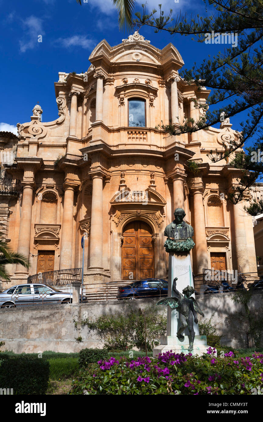 Baroque architecture, Noto, Sicily, Italy, Europe Stock Photo