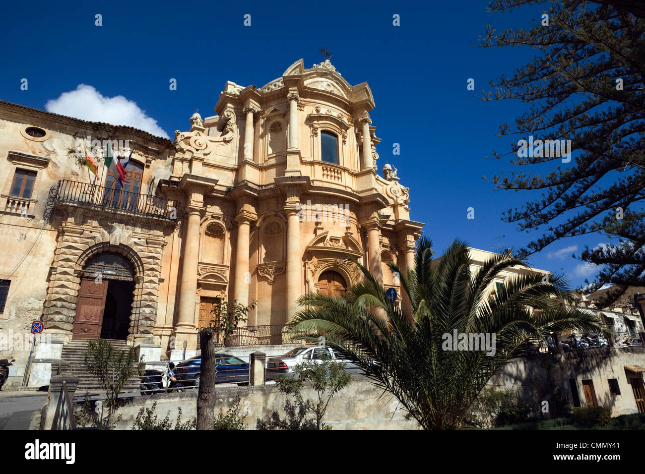 Baroque architecture, Noto, Sicily, Italy, Europe Stock Photo