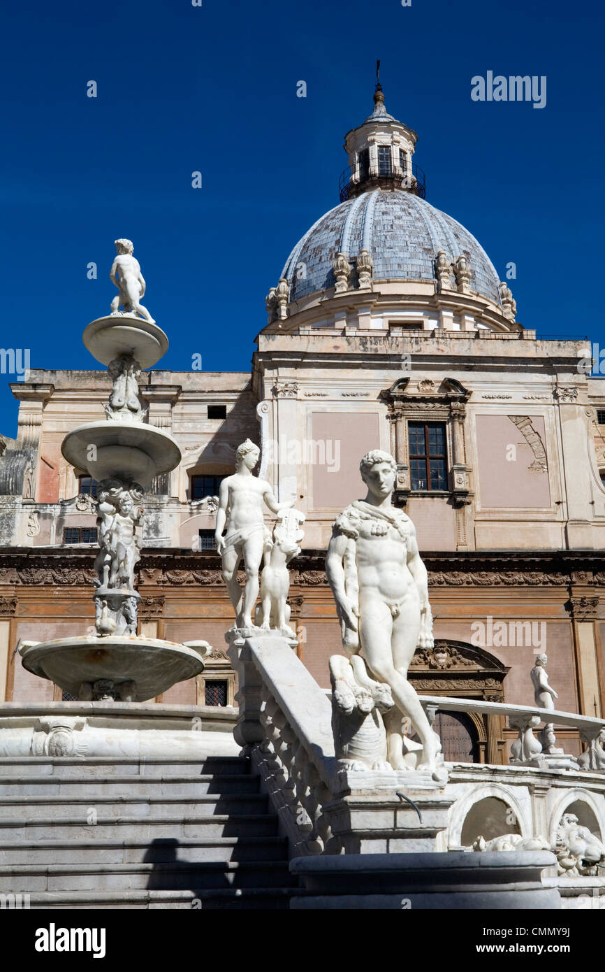 Piazza Pretoria, Palermo, Sicily, Italy, Europe Stock Photo - Alamy