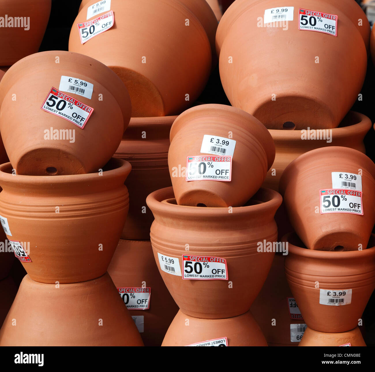 Plant pot sale Stock Photo